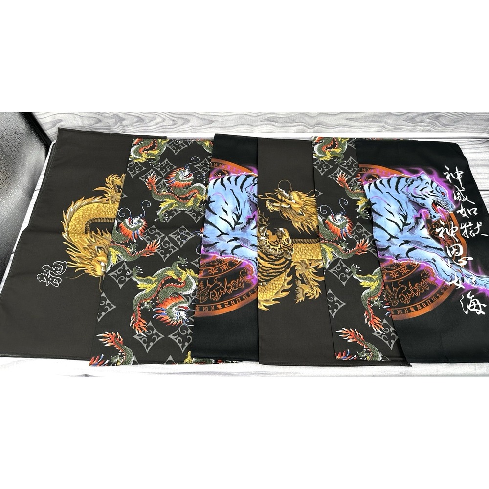 LOT OF 6 VINTAGE‎ 100% COTTON BANDANAS / HANKERCHIEFS-MULTI COLOR-BRAND NEW  *16